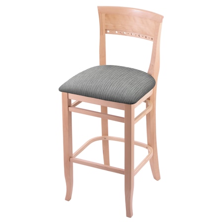 Holland Bar Stool Co 25" Counter Stool, Natural Finish, Graph Seat 316025Nat020